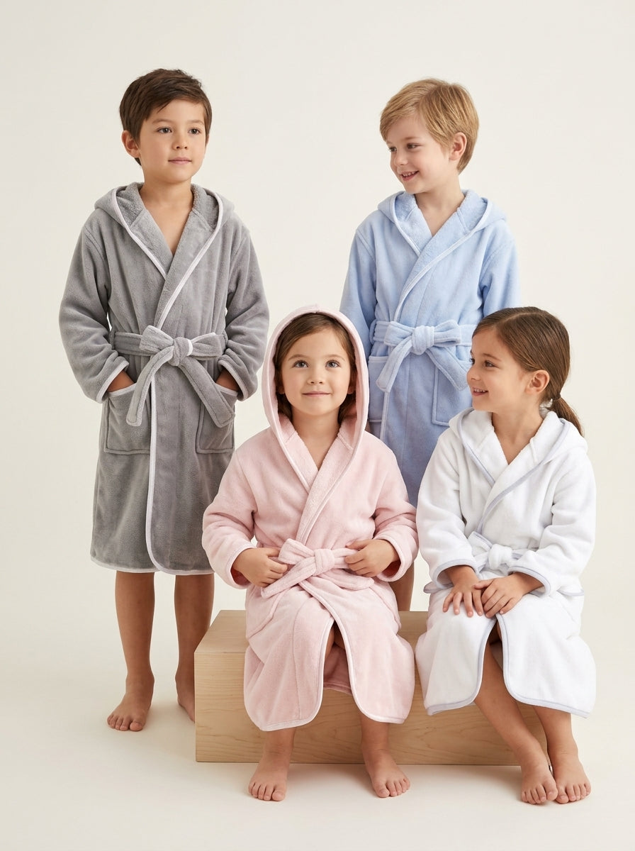 Kids Hooded Bath Robe