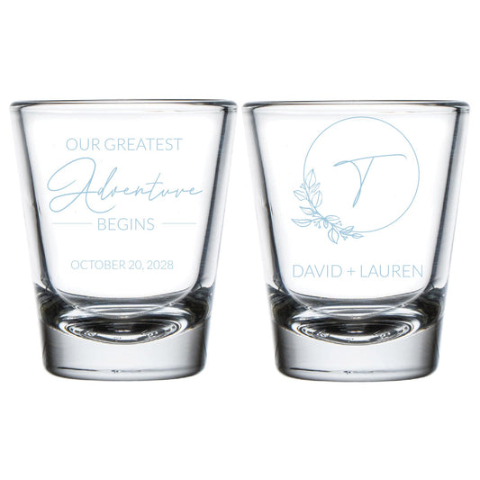 Custom Wedding Shot Glasses (KT 141)