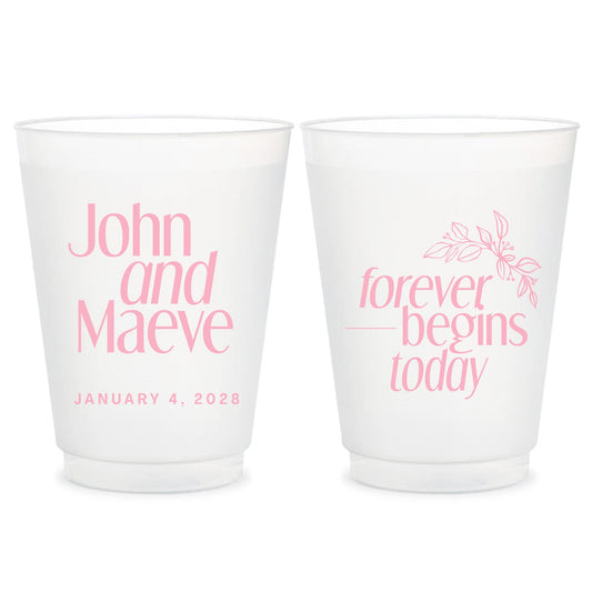 Personalized Frosted Cups (KT 142)