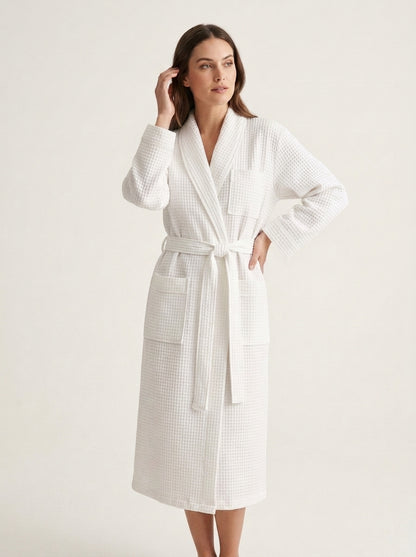Waffle Pocket Robe
