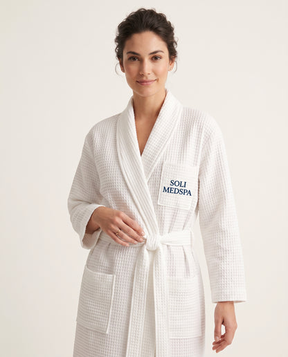 Waffle Pocket Robe