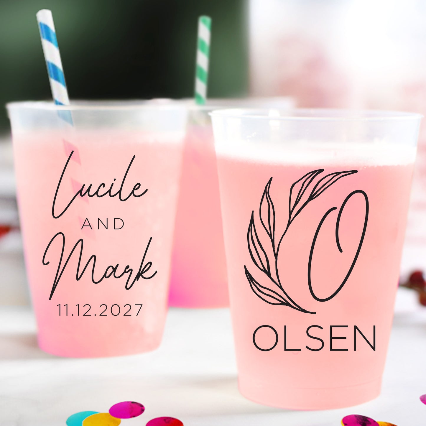 Personalized Frosted Cups (PK171)