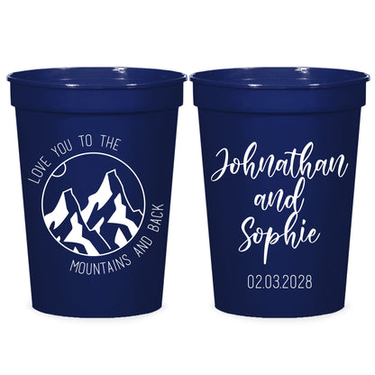 Custom Wedding Stadium Cups (PK 183)
