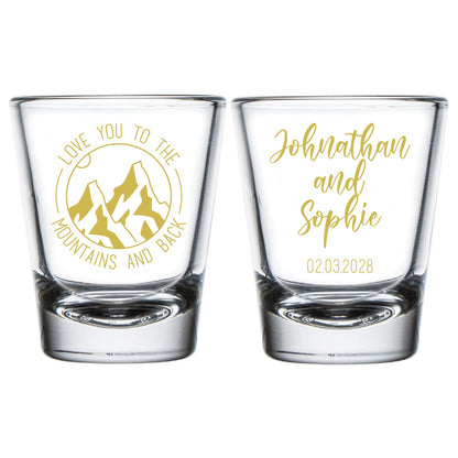 Wedding Shot Glasses (PK 184)