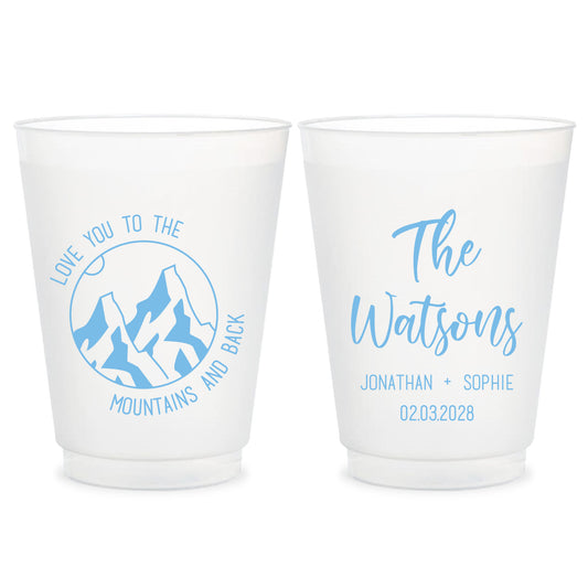 Wedding Frosted Cups (PK 185)