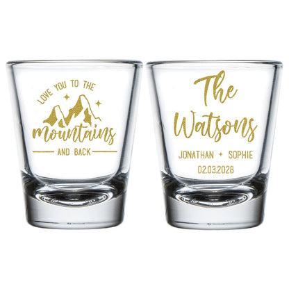 Wedding Shot Glass Favors (PK 187)
