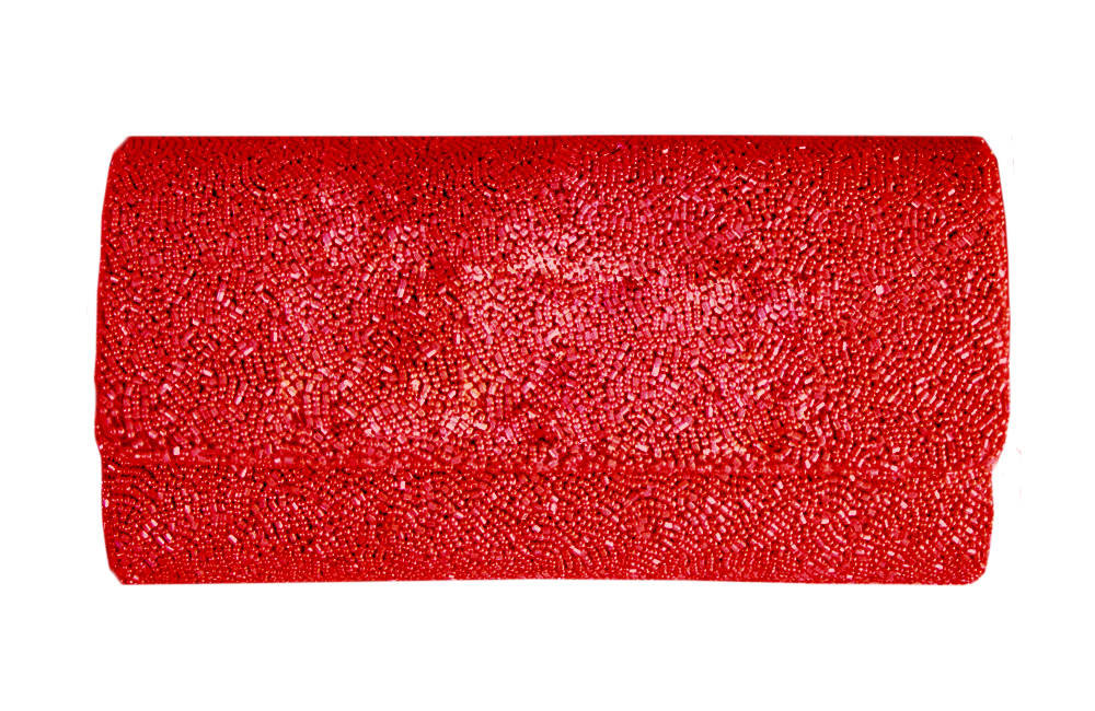 Beaded Barrel Clutch
