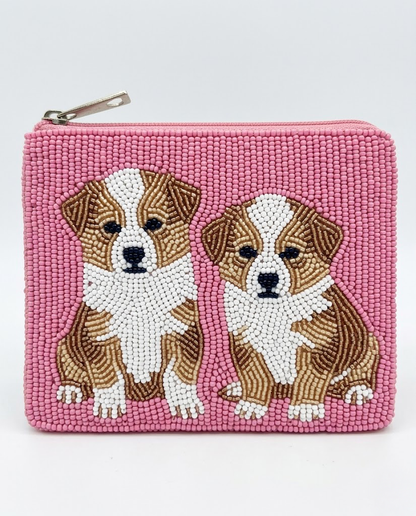 Pet Beaded Coin Purse