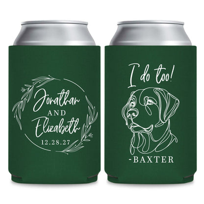 Pet Wedding Can Coolers