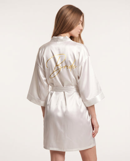 White Bride Robe