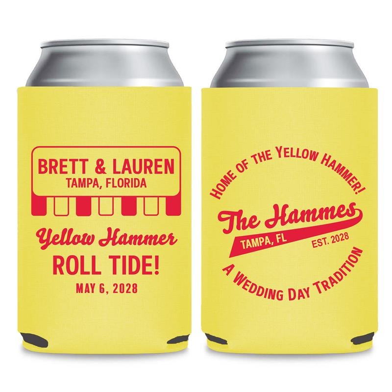 Novelty and Sport Wedding Can Cooler Favors