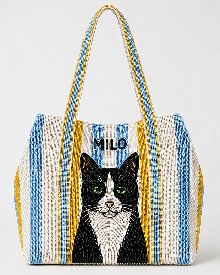 Custom Cat Tote Bag