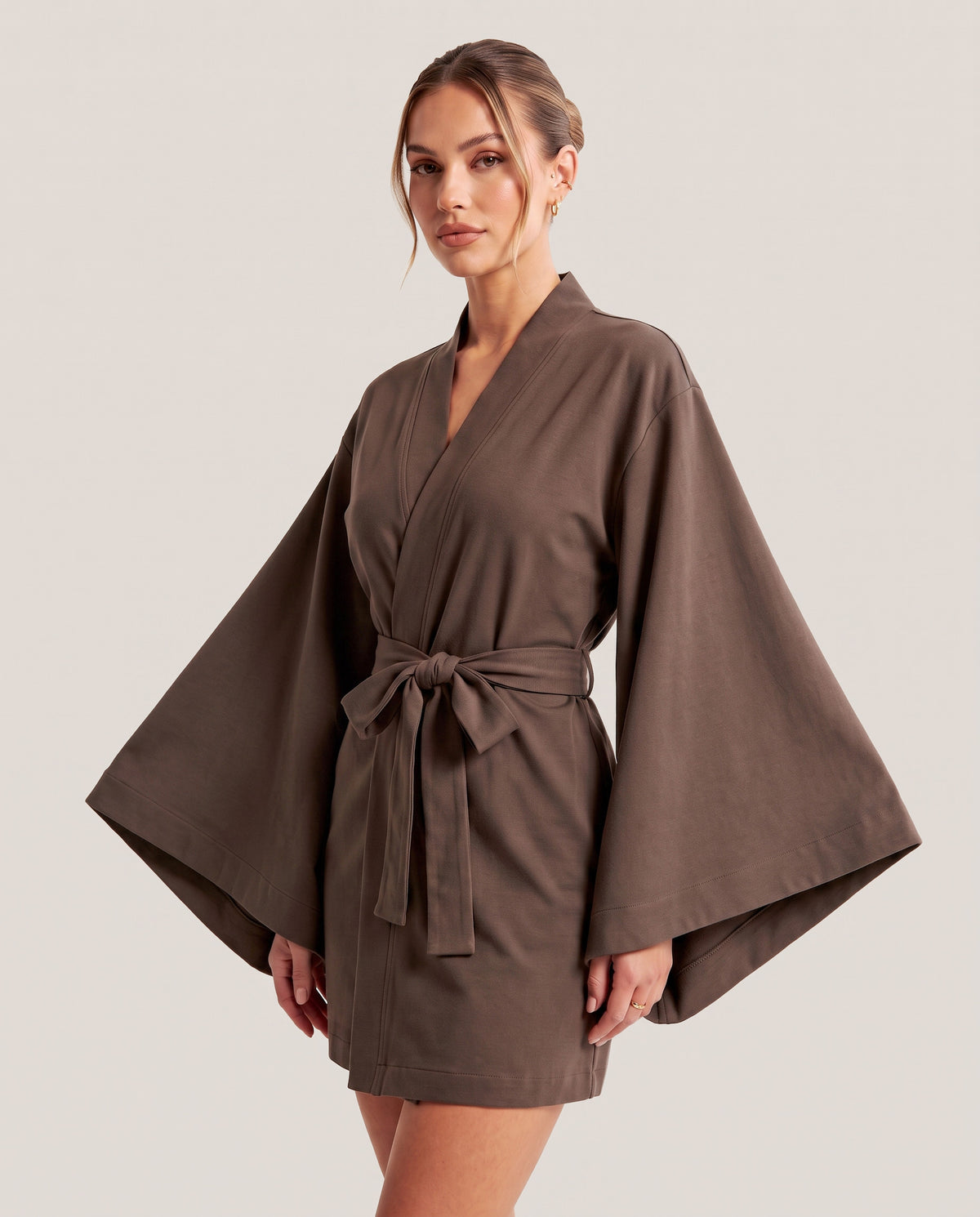 Angel Sleeve Kimono Robe
