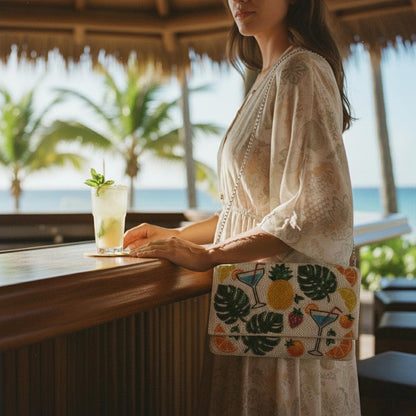 Pineapple Clutch Bag