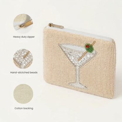 Olive Martini Coin Purse