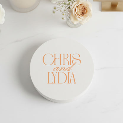 Custom Names Minimalist Coasters
