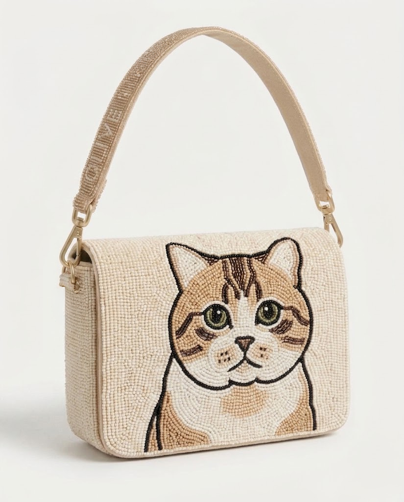 Custom Pet Beaded Purse