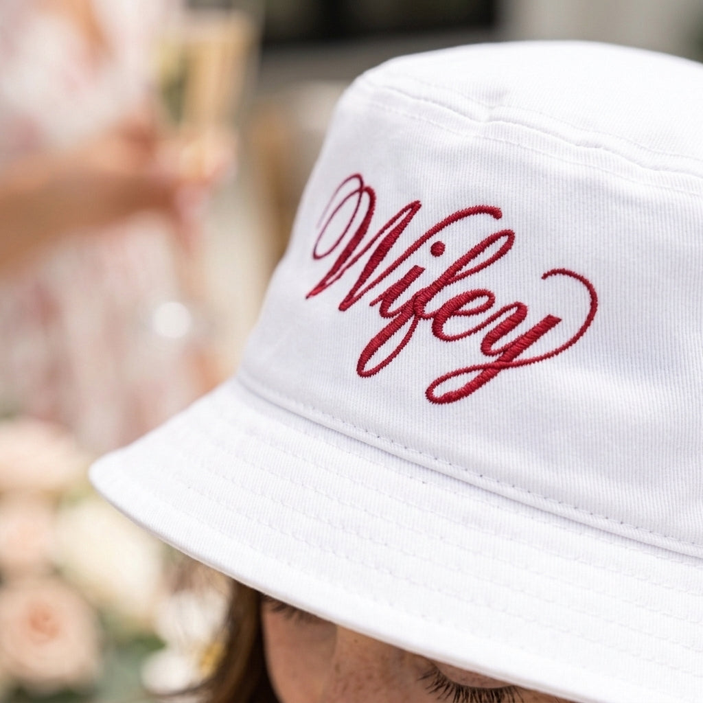 Personalized Bride Bucket Hat