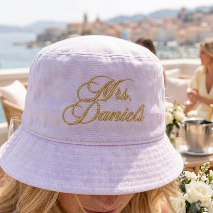 Personalized Bride Bucket Hat