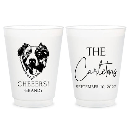 Pet Wedding Frosted Cups (KT249)