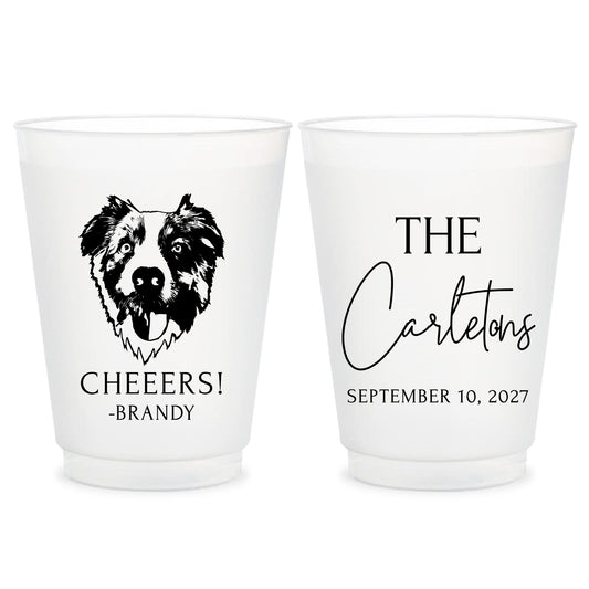 Pet Wedding Frosted Cups (KT249)