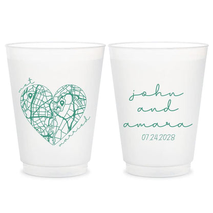 Customized Wedding Cups (KT 277)