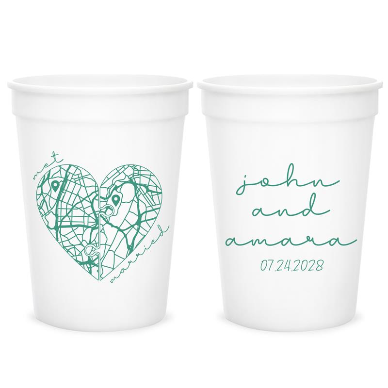 Custom Wedding Stadium Cups (KT 277)