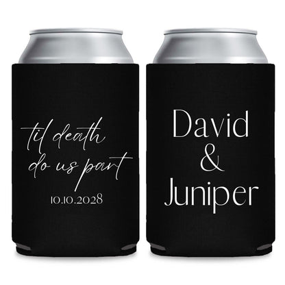 Seasonal Can Cooler Wedding Favors