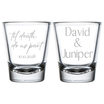 Custom Shot Glass Wedding Favors (LP 299)
