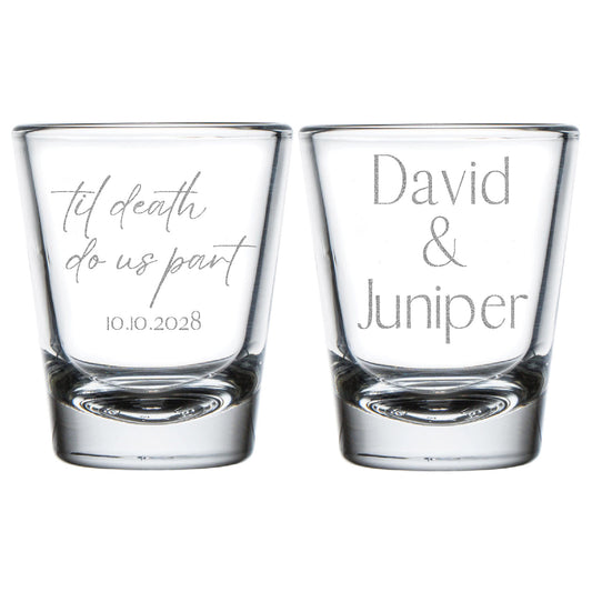 Custom Shot Glass Wedding Favors (LP 299)