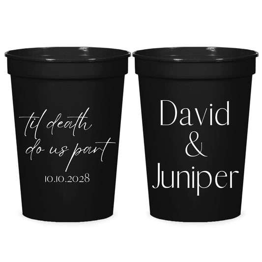 Custom Plastic Cups Wedding Favors (LP 299)