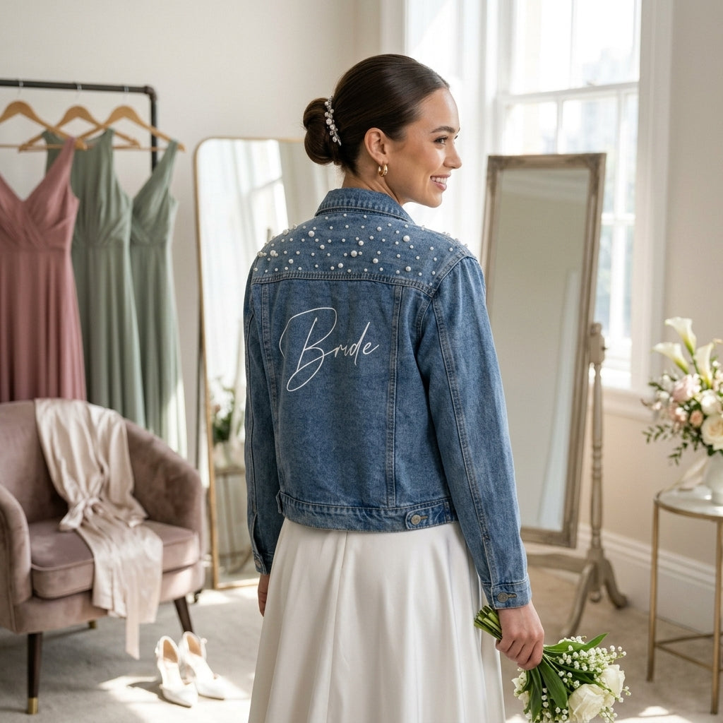 Blue Pearl Bride Jacket