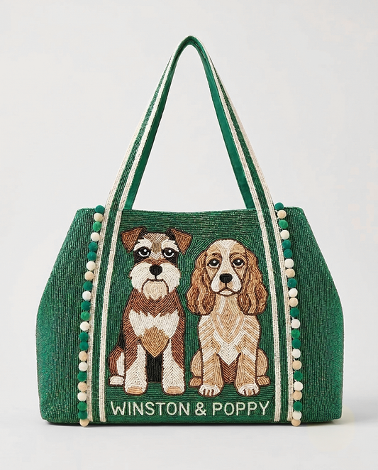Magenta French Bulldog Tote Bag