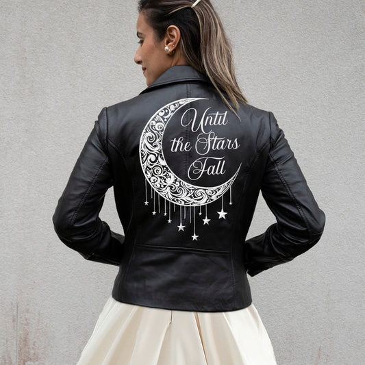 (Real Leather) Until The Stars Fall Leather Jacket