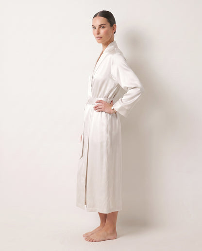 Midi Satin Robe