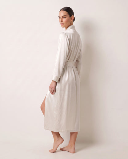 Midi Satin Robe