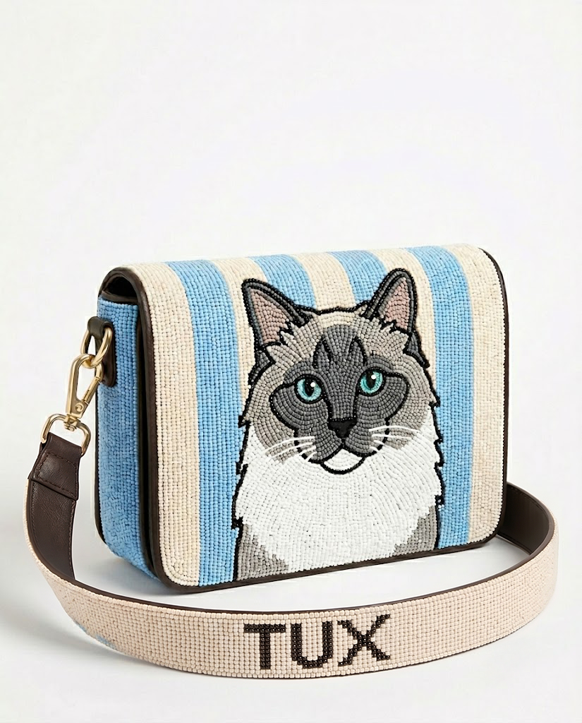 Custom Pet Beaded Purse