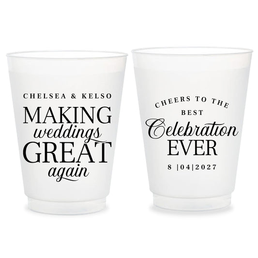 Wedding Frosted Cups (KT300)