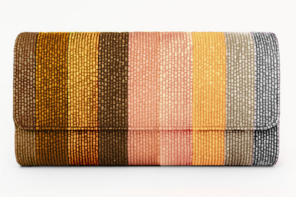 Beaded Barrel Clutch