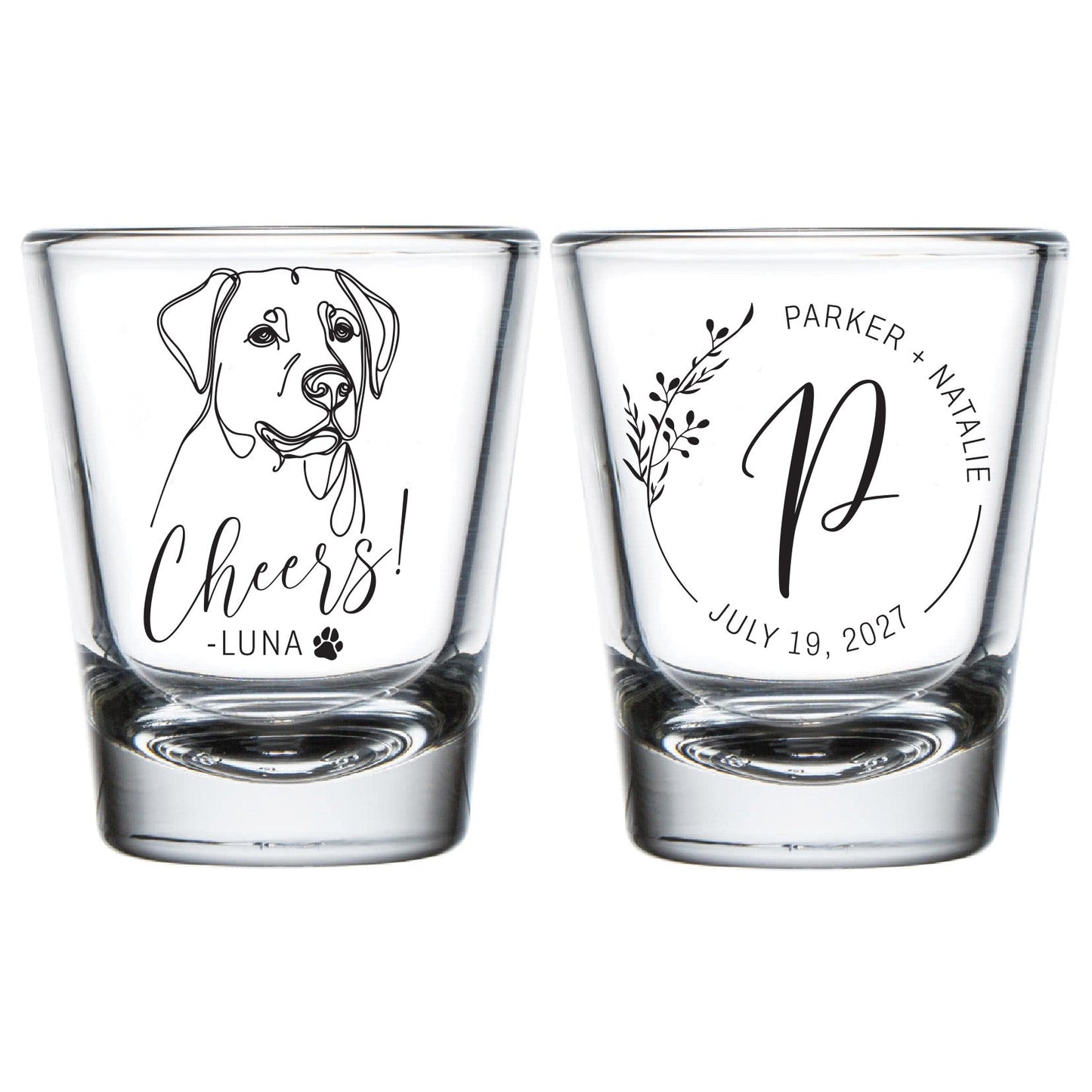 Custom Pet Shot Glasses (LP329)