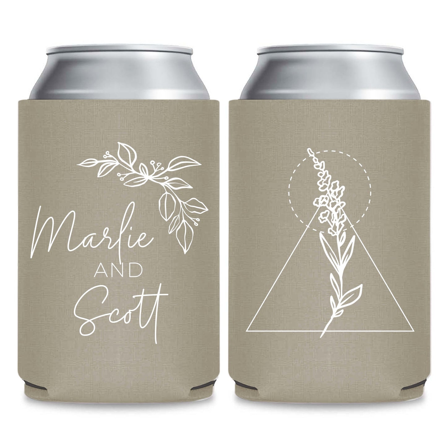 Floral Can Coolers