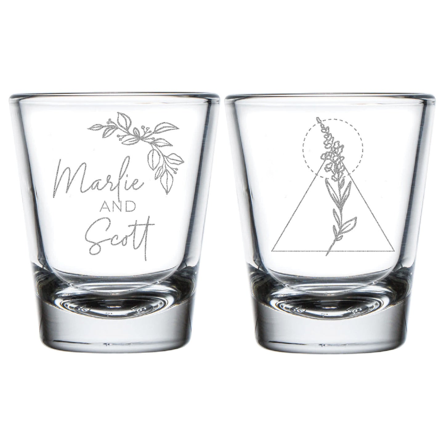 Custom Wedding Shot Glass Favors (CS 365)