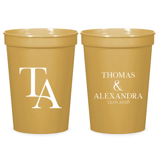 Personalized Wedding Cups (PK 379)