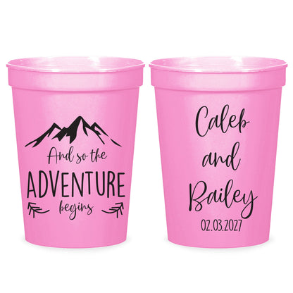 Customized Wedding Stadium Cups (CS 381)