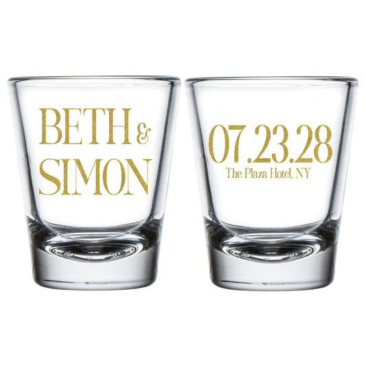 Wedding Shot Glasses (PK 384)