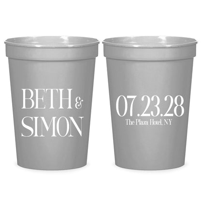 Wedding Stadium Cups (PK 384)