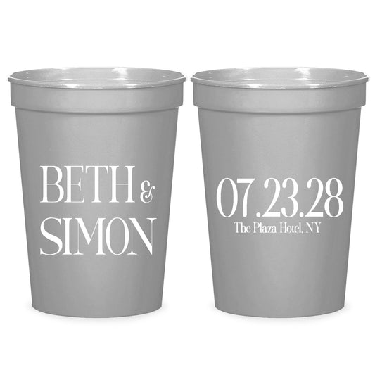 Wedding Stadium Cups (PK 384)