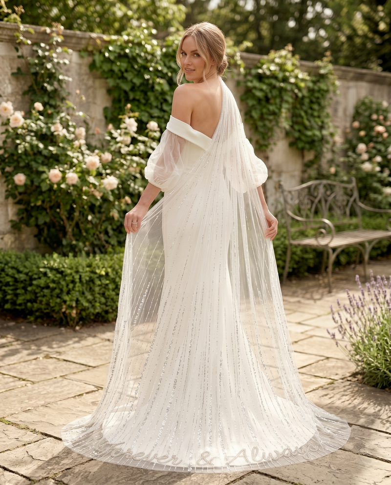 Luxury Sequin Bridal Veil