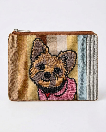 Pet Beaded Coin Purse