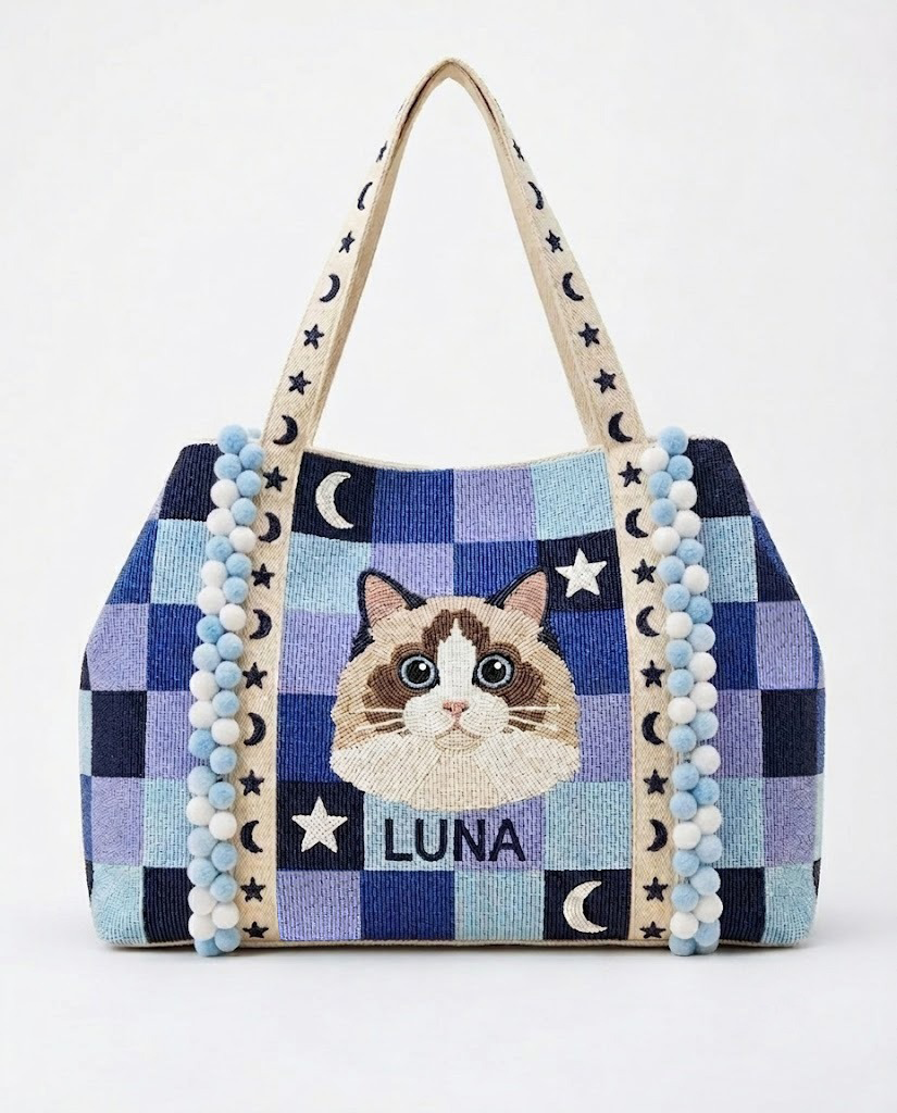 Pink French Bulldog Tote Bag